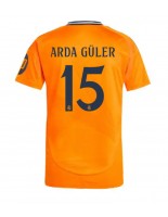 Real Madrid Arda Guler #15 Venkovní Dres 2024-25 Krátký Rukáv